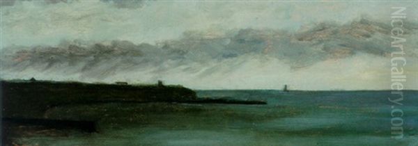 A View Of The Zuiderzee Oil Painting by Eduard Karsen