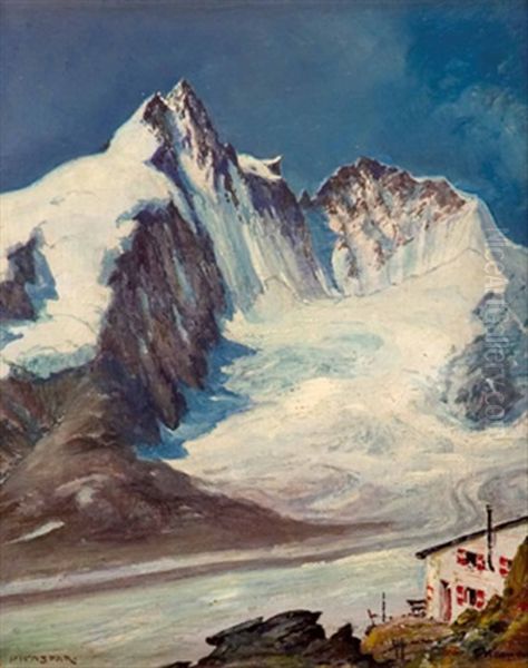Grosglocknergletscher Oil Painting by Paul Kaspar