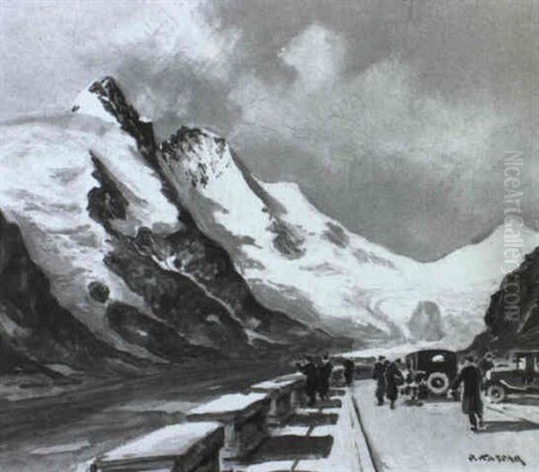 Am Grossglockner Oil Painting by Paul Kaspar