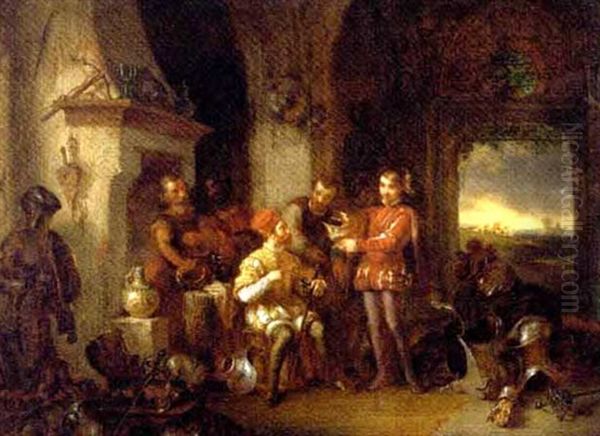 In The Armoury Oil Painting by Mari ten Kate