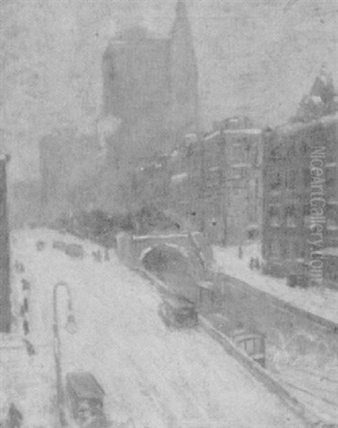 New York City Oil Painting by Kentaro Kato