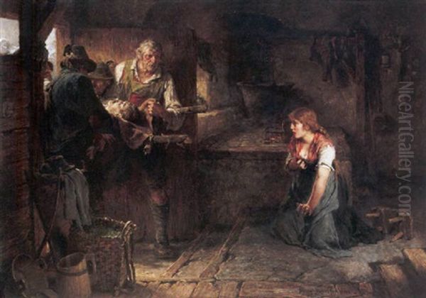 Abgesturzt Oil Painting by Hugo Kauffmann