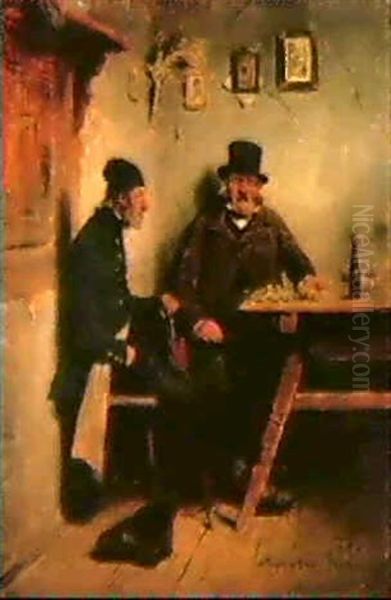 Der Handel Oil Painting by Hugo Kauffmann