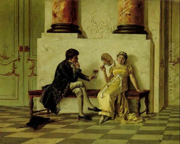 Der Junge Kavalier (the Young Cavalier) Oil Painting by Isidor Kaufmann