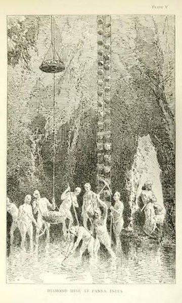 Precious Stones Oil Painting by Max Bauer