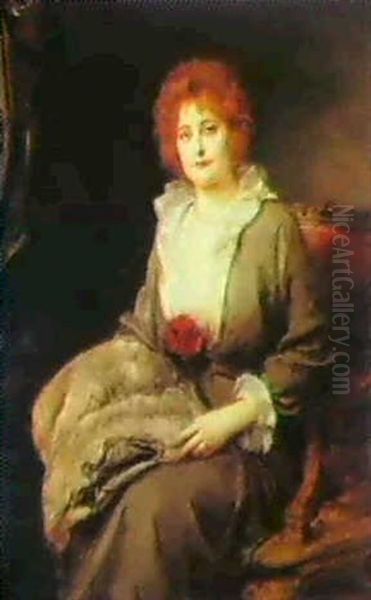 Tico Anschutz-kaempfe Oil Painting by Friedrich August von Kaulbach