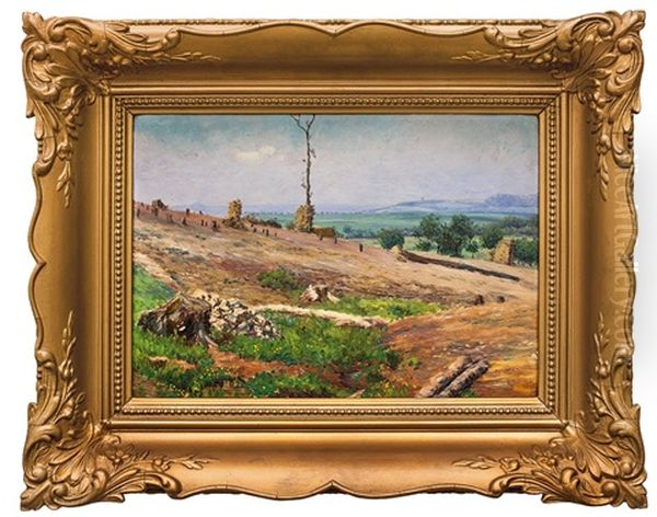 Paseka U Kyju Oil Painting by Frantisek Kavan