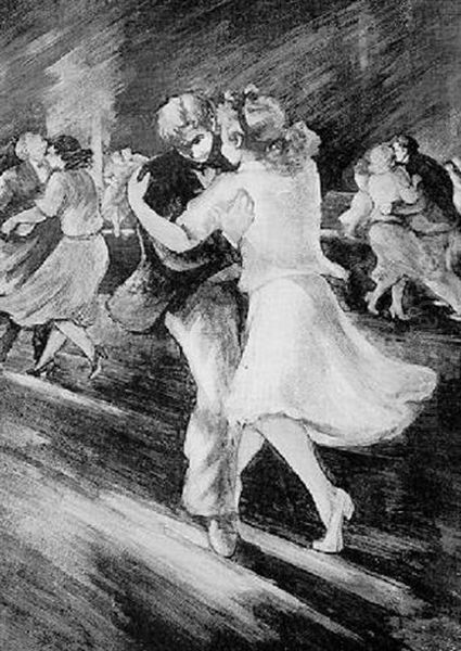 Youth Oil Painting by Hilde Band Kayn