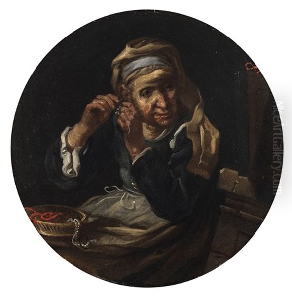 Allegory Of Sight Oil Painting by Bernhard Keil, Monsu Bernardo