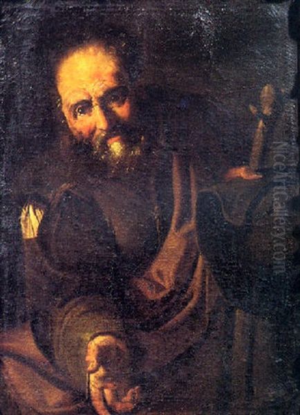 S. Giacomo Apostolo Oil Painting by Bernhard Keil, Monsu Bernardo