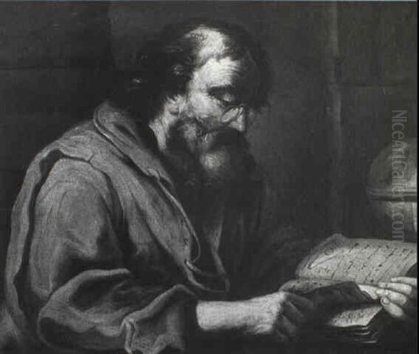 Astronomo Oil Painting by Bernhard Keil, Monsu Bernardo