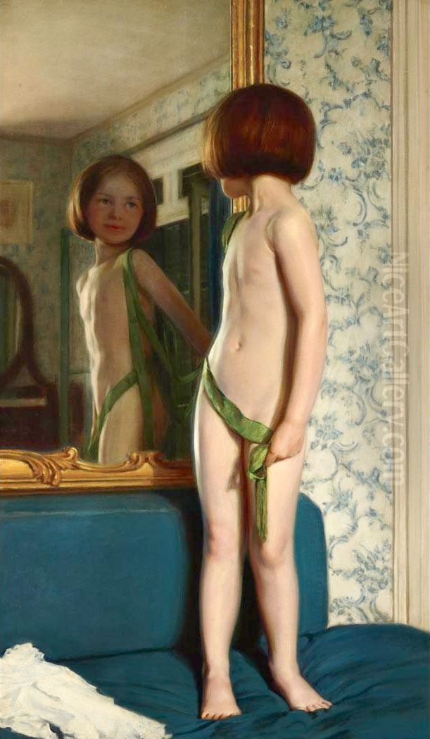 Narcissa Oil Painting by William Sergeant Kendall