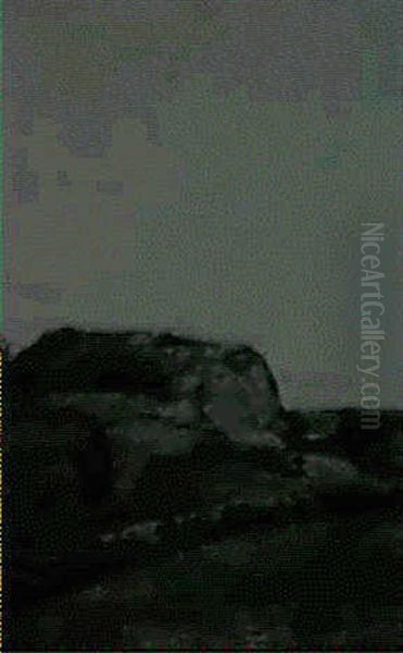 Tongues Of Fire Oil Painting by William Sergeant Kendall