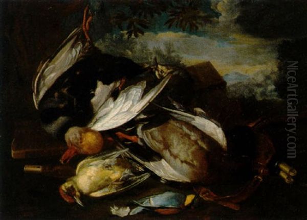 Volatili Oil Painting by Jacob van der (Giacomo da Castello) Kerckhoven