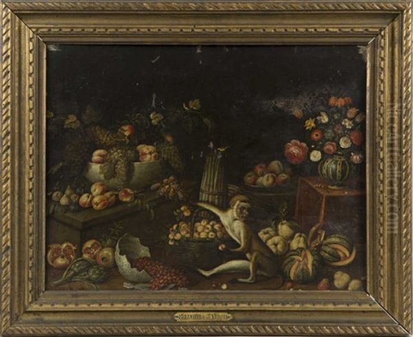 Nature Morte Aux Fruits Oil Painting by Jan van, the Younger Kessel
