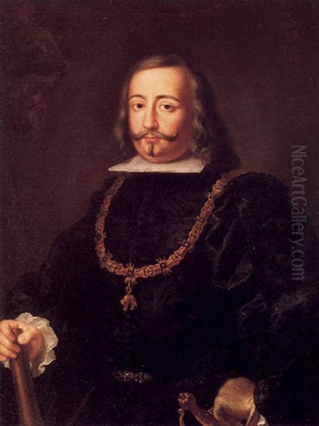 Retrato De Don Juan Jose De Austria(?) Oil Painting by Jan van, the Younger Kessel