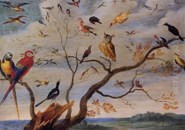 Das Element Luft Oil Painting by Jan van Kessel