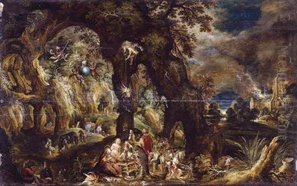 The Temptation Of Saint Anthony Oil Painting by Kerstiaen de Keuninck