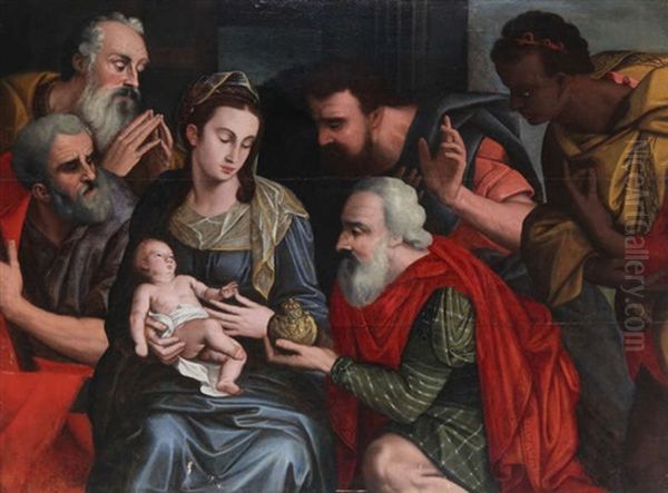 Adoration Des Mages Oil Painting by Willem Adriaensz Key