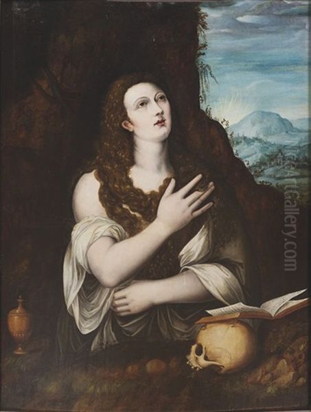 Marie Madeleine Oil Painting by Willem Adriaensz Key