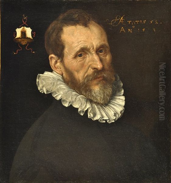 Retrato De Caballero Oil Painting by Willem Adriaensz Key