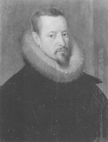 Portrait De Gentilhomme Oil Painting by Willem Adriaensz Key