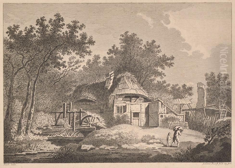 Landliche Szene Oil Painting by Juliane Bause