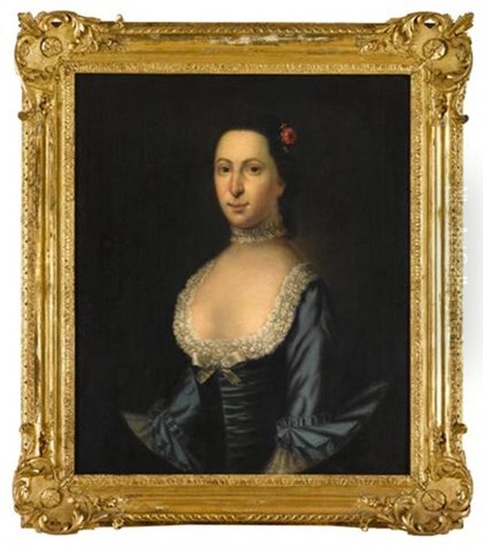 Portrait Of Manuel Josephson (+ Portrait Of Rachel Josephson; 2 Works) Oil Painting by Lawrence Kilburn