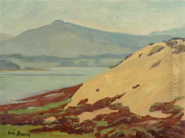 Coastal Sand Dunes Oil Painting by Aaron Edward Kilpatrick