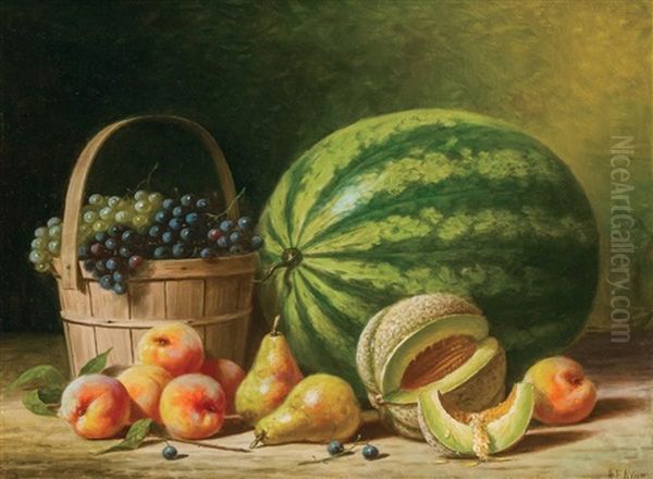 Still-life With Fruit Oil Painting by Albert Francis King