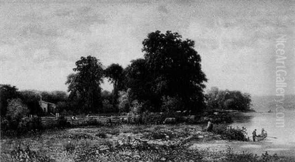 Country Life Oil Painting by George W. King