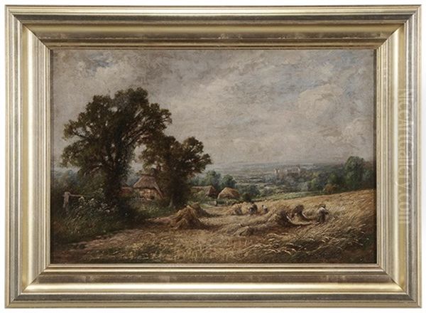 A View Near Amadel, Sussex Oil Painting by Henry John Kinnaird