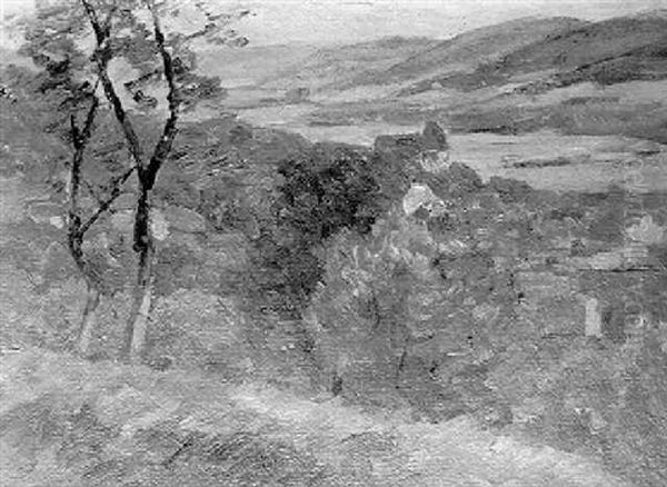 Blick Auf Arnoldshain Oil Painting by Nelson Gray Kinsley