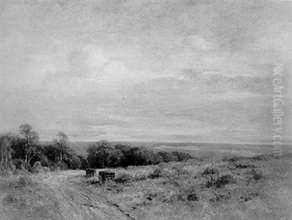 Landschaft Im Taunus Oil Painting by Nelson Gray Kinsley