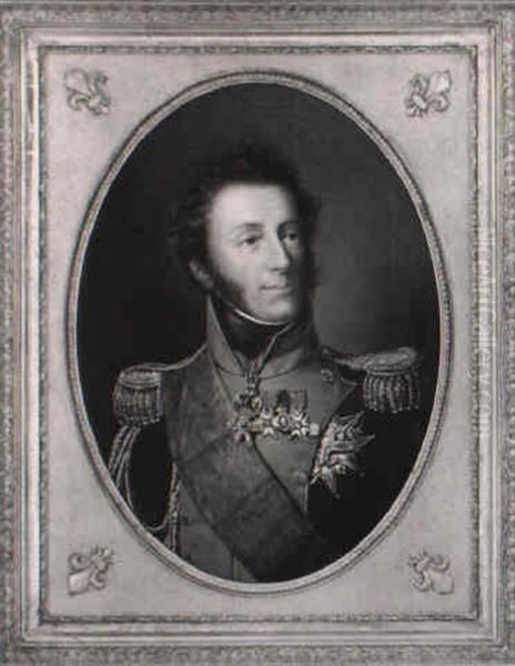 Portrait Du Duc D'angleterre Oil Painting by Francois-Joseph Kinsoen