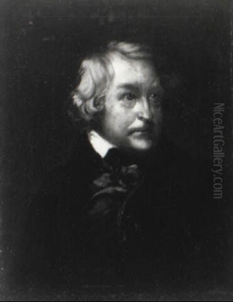 Portraet Af Bertel Thorvaldsen Oil Painting by Orest Kiprensky