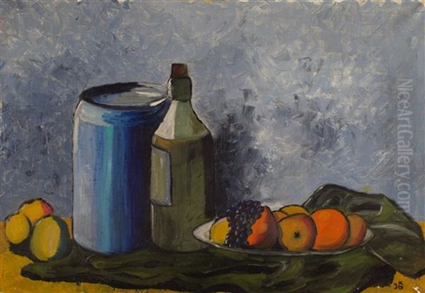 Martwa Natura Oil Painting by Jecheskel David Kirschenbaum