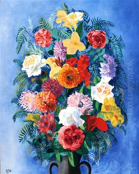 Portratt Av Ung Furste Oil Painting by Jean Kisling