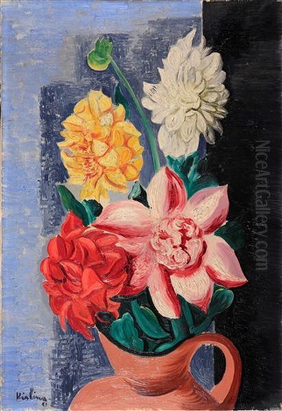 Portratt Av Ung Furste Oil Painting by Jean Kisling