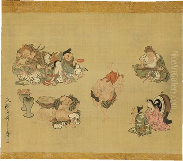 Untitled Oil Painting by Kitagawa Utamaro