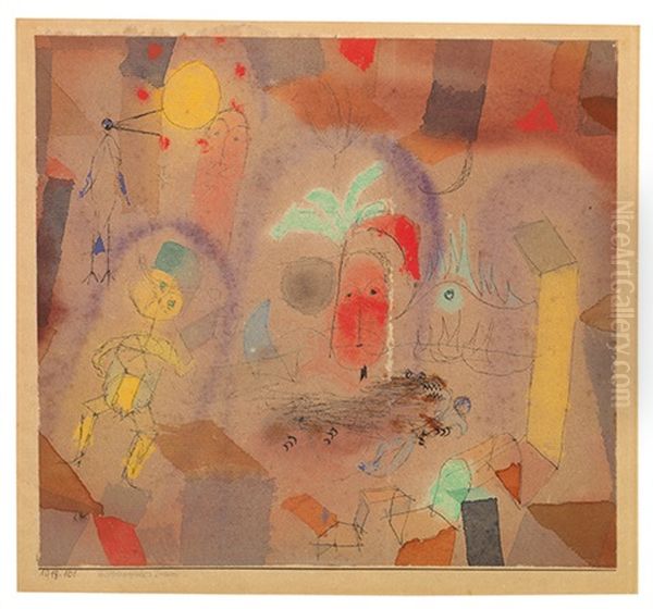 Maroccanischer Traum Oil Painting by Paul Klee