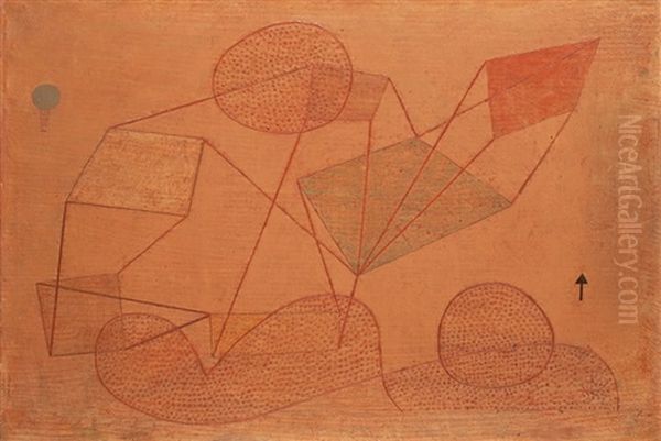 Sollte Steigen Oil Painting by Paul Klee