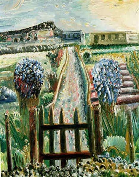 Schwabische Landschaft Oil Painting by Paul Kleinschmidt