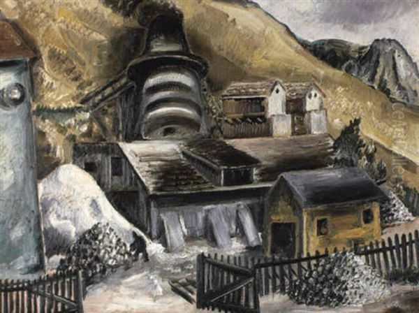 Kalkofen In Der Alb (bei Herrlingen) Oil Painting by Paul Kleinschmidt