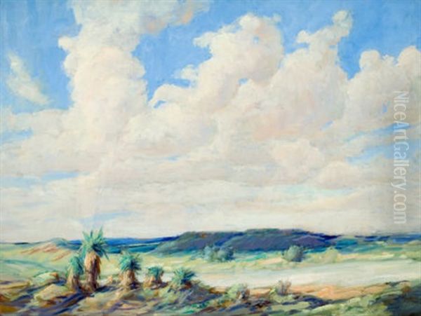 Prairie Landscape Oil Painting by Frank Klepper