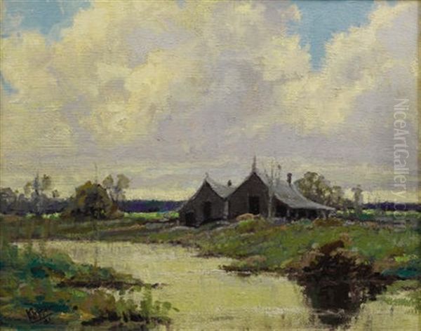 After Rain Oil Painting by Frank Klepper