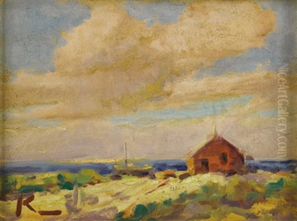 On The Gulf Coast Texas Oil Painting by Frank Klepper