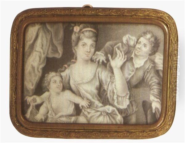 La Lecon De Musique Oil Painting by Karl-Gustav Klingstedt