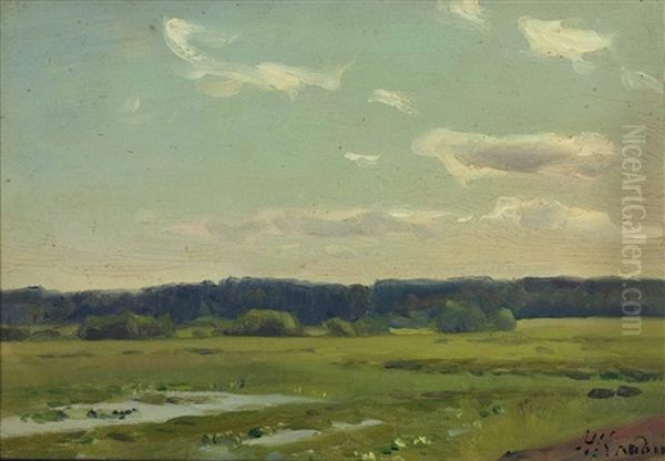 Landschaft Oil Painting by Nikolai Alexandrovich Klodt