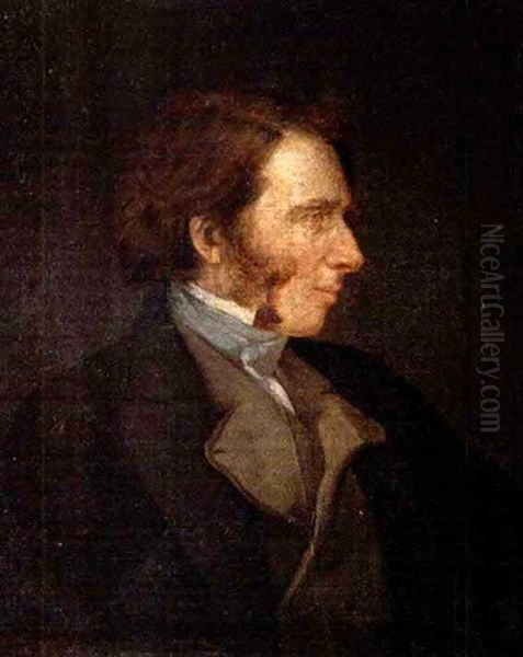 Portrait Of A Distinguished Gentleman Oil Painting by George Kasson Knapp